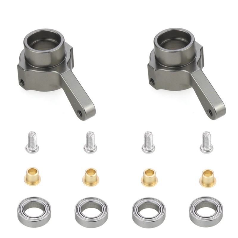 Bộ cốc lái bằng kim loại cho WPL C14 C24 C34 C44 B14 B1 B16 B24 B36 MN D90 D91 MN99S Phụ tùng xe RC, Titan