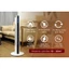 Máy sưởi gốm không khô da nhập khẩu FUJIHOME, quạt sưởi ấm phòng 20m2 tiết kiệm điện mini tự ngắt không đốt oxi