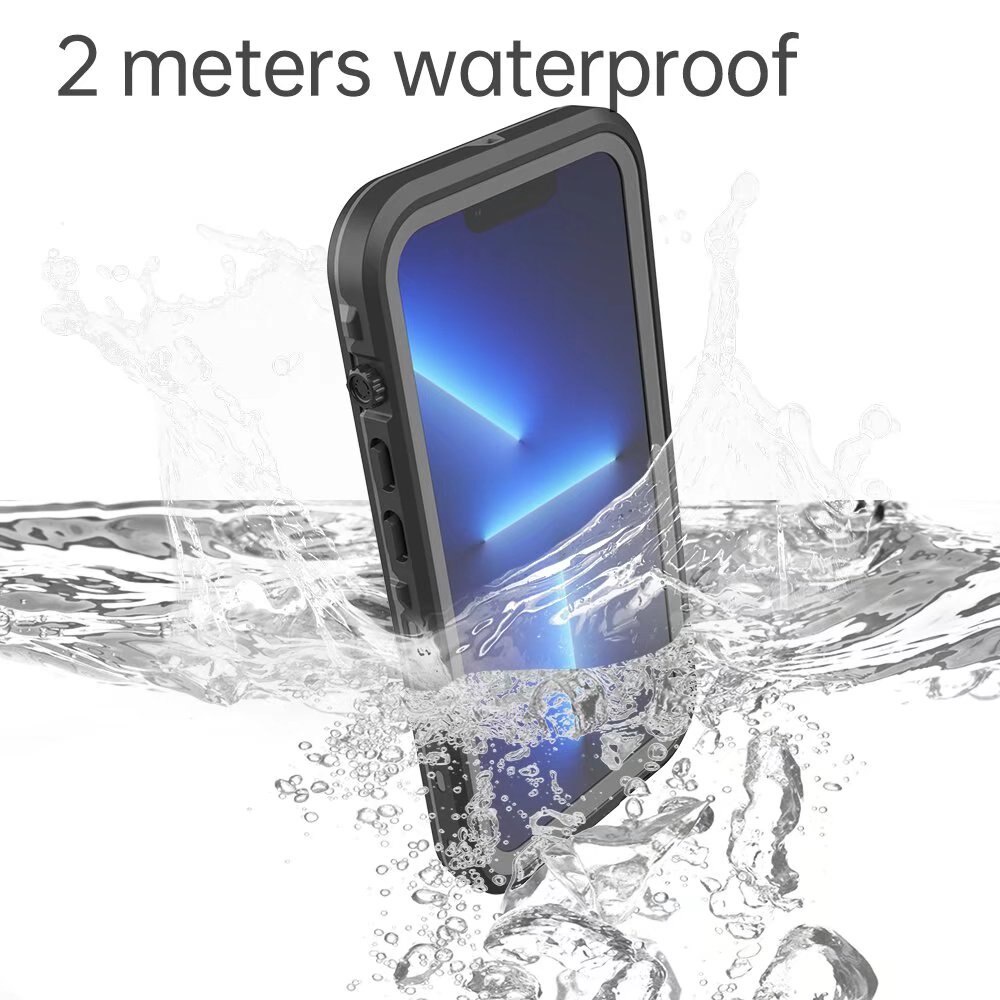 Ốp lưng chống nước IP68 tương thích với iPhone 17 Air 13 Pro MAX 12 Pro 11 XS MAX XR Ốp điện thoại 16 15 14 11 Pro 360 Full Chống sốc bơi ngoài trời chống bụi 17 Pro MAX