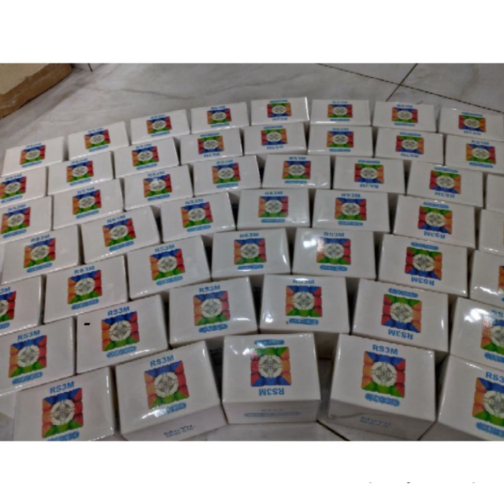 Rubik 3x3 RS3M 2020 MF3RS3 M Rubic Nam Ch?�m 3 T??�ng Stickerless MF3RS V3 M (H?�ng Mod) | Shopee 