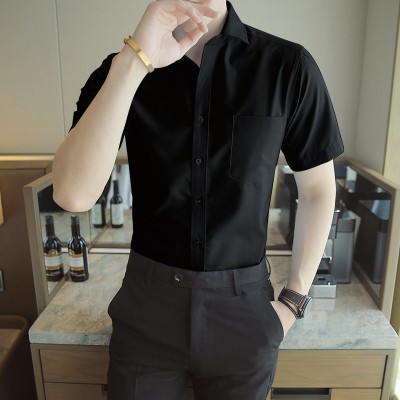 Áo Sơ Mi cotton Ngắn Tay Thời Trang Công Sở Lịch Lãm Cho Nam