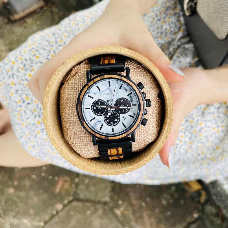 Đồng hồ đeo tay nam vỏ gỗ WoodWatch GP09-1A