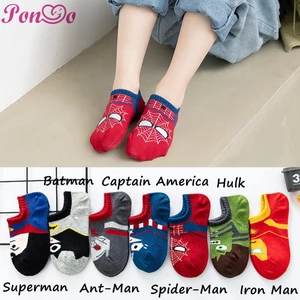 Tất Bé Trai Cho Bé Trai Cho Bé 1-9 Tuổi Trẻ Em Dễ Thương Siêu Anh Hùng Marvel Ngộ nghĩnh Tất