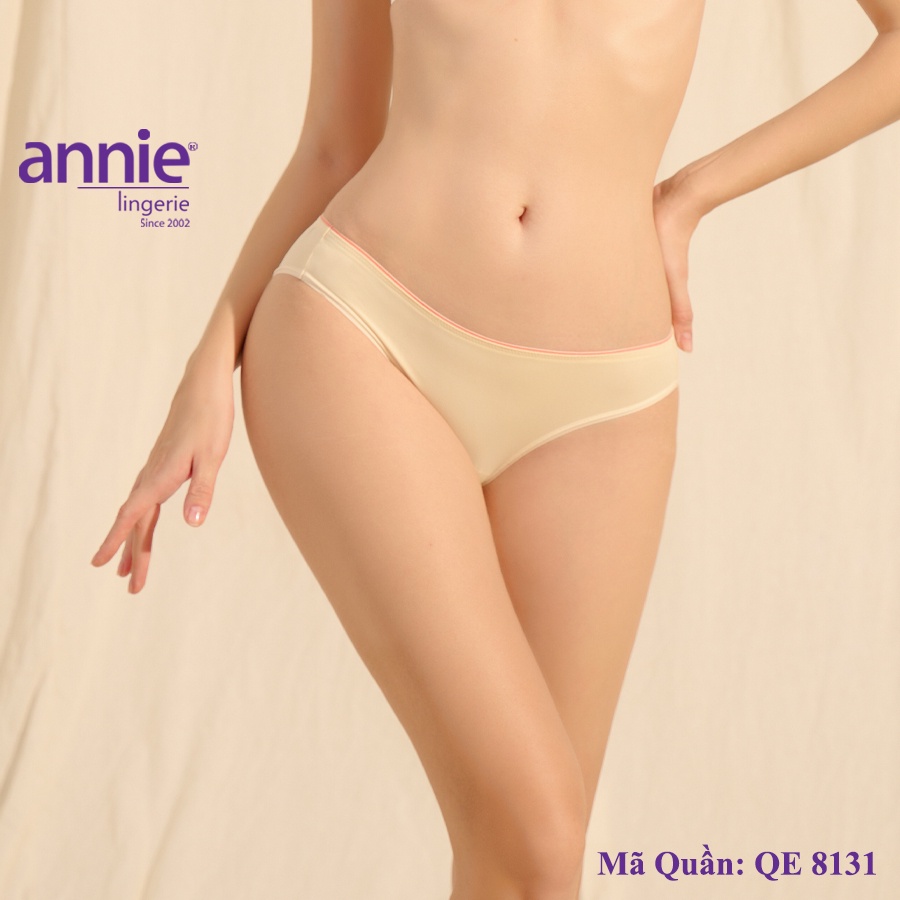 Quần lót nữ trơn thun lạnh 4 chiều annie QE8131 nữ tính, thoáng mát, co giãn tốt thoải mái khi mặc