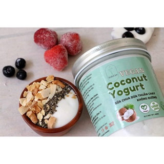 Sữa Chua Dừa Thuần Chay Vegan Coconut Yogurt Légumes - Không Đường, Không Sữa Bò, Gluten-Free