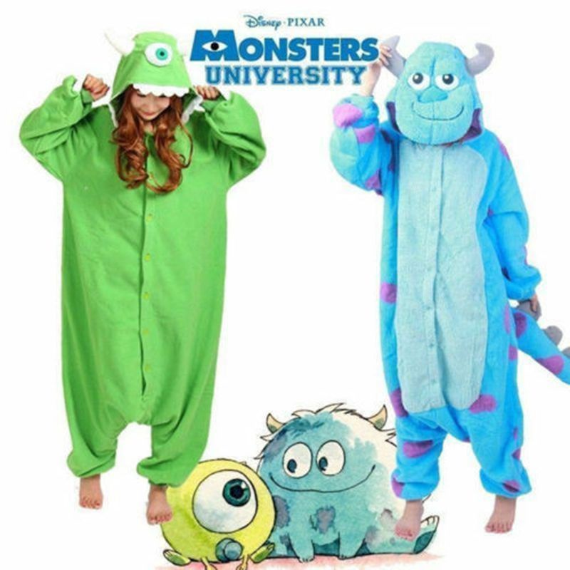 Playful Stylish And Monsters University Mike Wazowski Và Sully Trang Phục Mọi Người Cho Bộ Đồ Ngủ