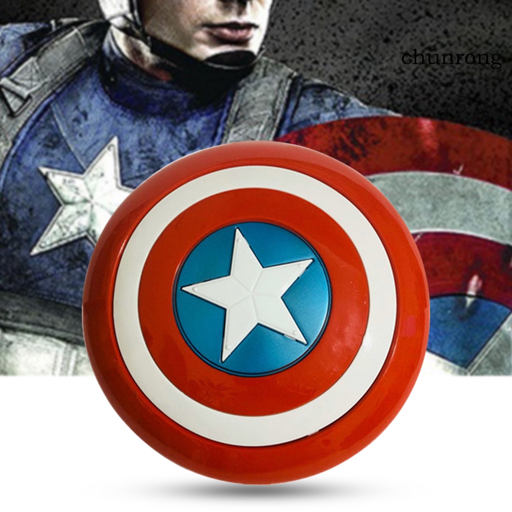CR-Shield-Toy Sưu Tập Bề Mặt Mịn Đa Năng Avengers Captain Nhựa Shield-Toy Cho Halloween