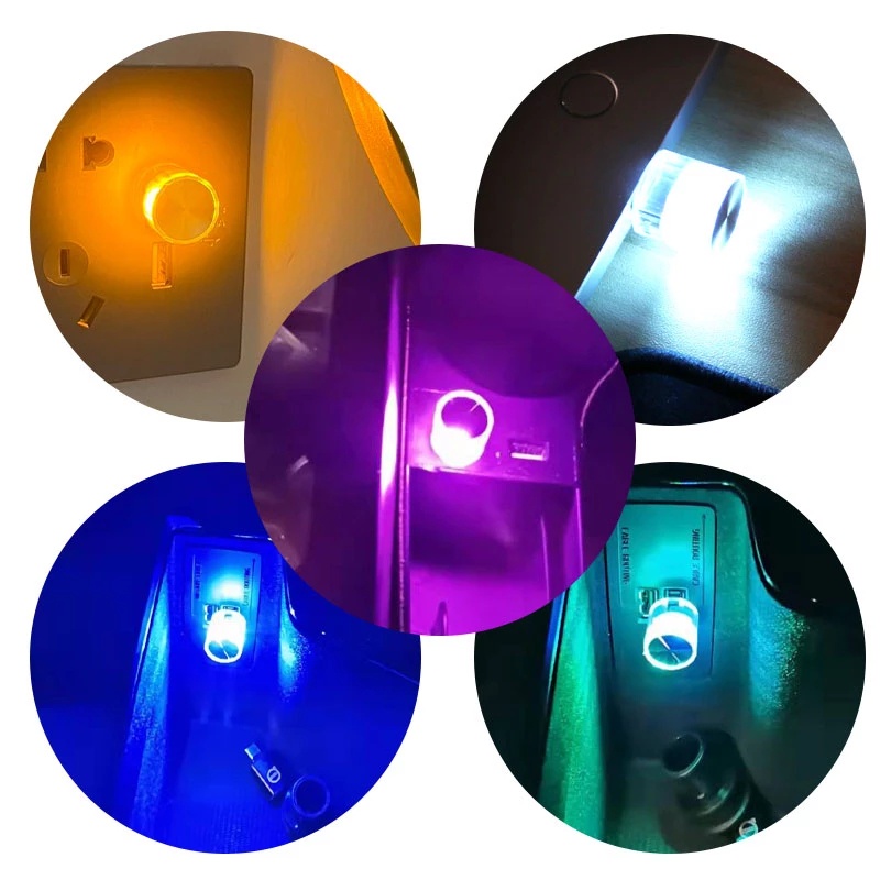 Đèn LED USB Mini Tạo Không Khí Mini Trang Trí Trần Nhà/Xe Hơi