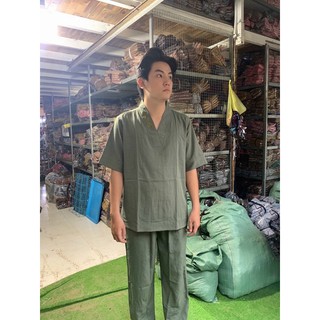 Tim Tâm Nam Vải ẤnĐộ Cao Cấp #Nam Thiền # Đồ Bộ Đi Chùa