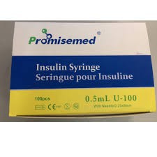 Bơm tiêm insulin Promisemed loại 0,3ml, 0,5ml, 1 ml chính hãng Canada ...
