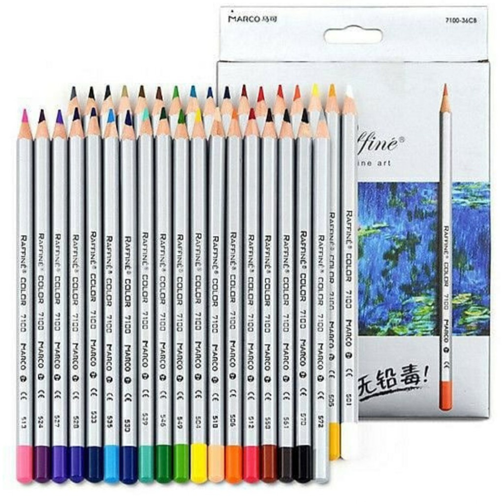 Bộ chì màu Marco Raffine - Hộp giấy | Shopee Việt Nam