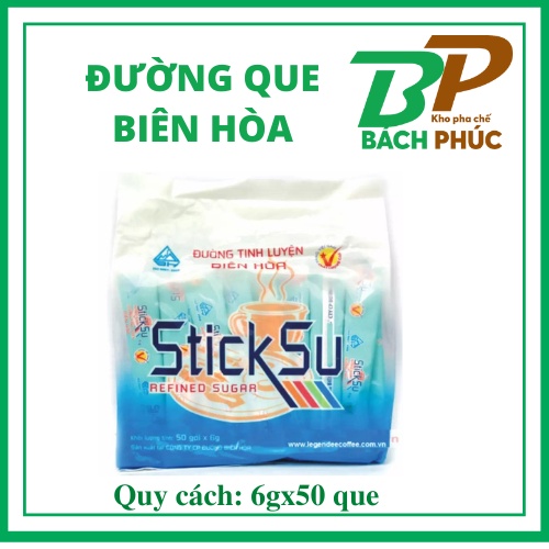 Đường Que Stick Su Biên Hòa Gói 50 Que Kho Pha Chế Đà Nẵng Shopee