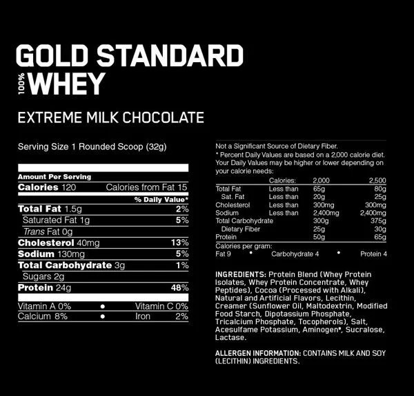 Whey Gold Standard 100% Whey, Sữa Tăng Cơ Whey Protein, 10lbs
