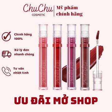 Son Tint Lì Lilybyred Glassy Layer Fixing Tint dưỡng ẩm căng mọng môi 3.8g