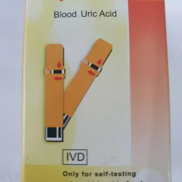 Test Uric máy đo đường huyết 3 in 1 Easy Mate, Easy Touch( hộp 25 test)