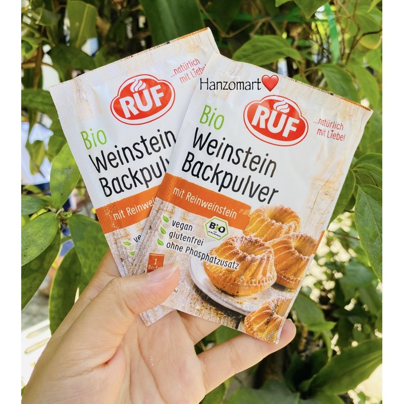Bột nở hữu cơ cho bé Ruf / Bột nở hữu cơ Biovegan hanzomart