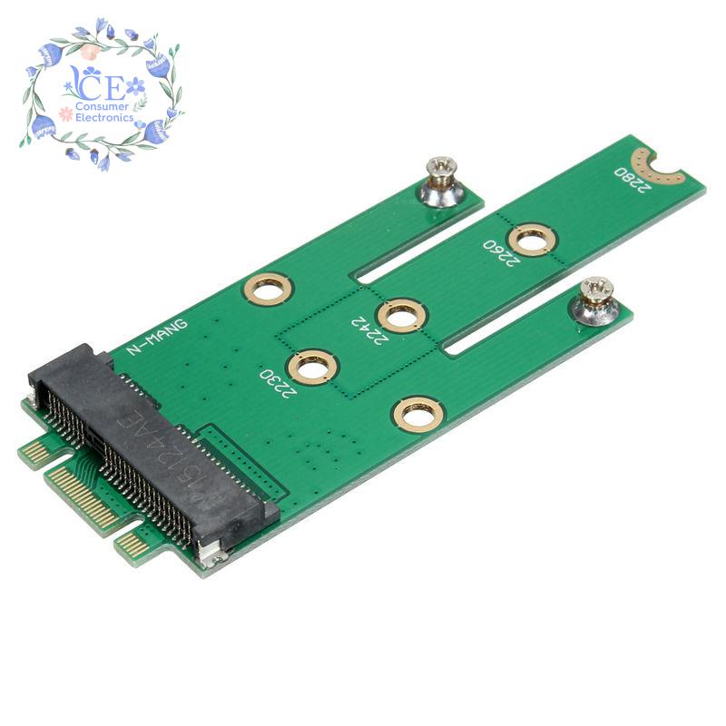 Msata Mini Pci E Ssd To Ngff M B Key Sata Interface Adapter Card Shopee Vi T Nam