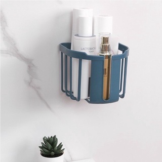 Giỏ Nhựa Dán Tường Đựng Giấy Vệ Sinh 3380 - Giỏ Đựng Đồ Trong Phòng Tắm Cam HomeWare