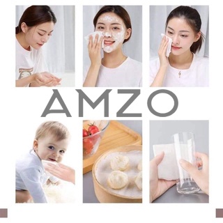 AMZO_KHĂN LAU MẶT, TẨY TRANG ĐA NĂNG ANIMERY DÙNG 1 LẦN TIỆN DỤNG 100 COTTON