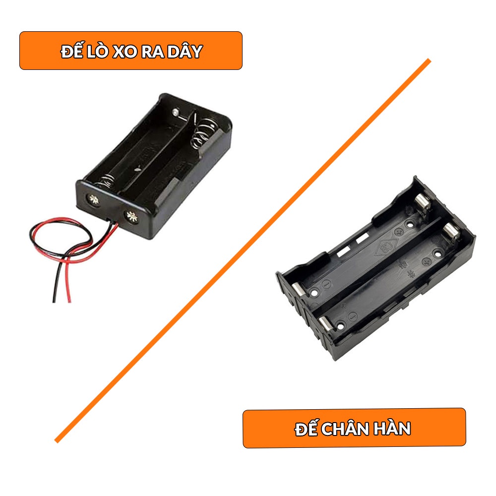 [NSHOP] Đế pin 18650 1 cell | 2cell | 3cell | 4 cell, Hộp đế pin ra dây ...