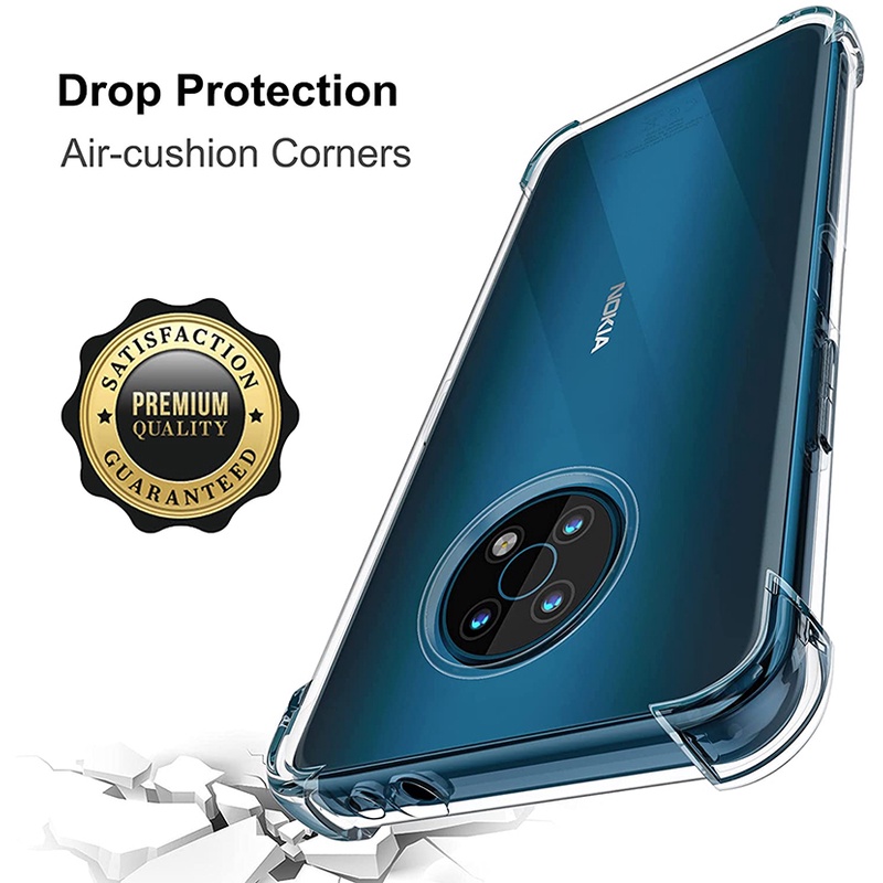 Ốp Điện Thoại TPU Gel Mềm Trong Suốt Chống Sốc Cho Nokia G50 G300 G20 G10 XR20 X20 X10 C30 C01 Plus