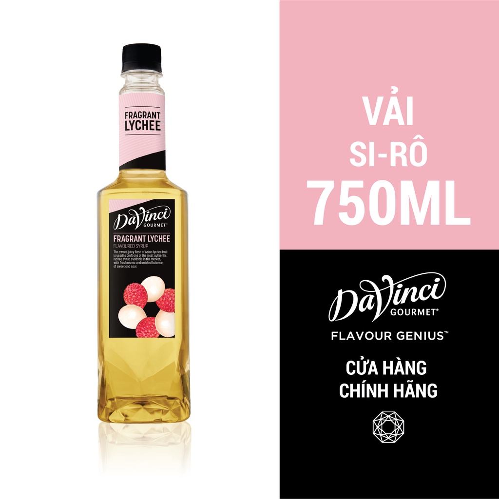 Siro Davinci Hương Vải 750ml Fragrant Lychee Syrup Shopee Việt Nam