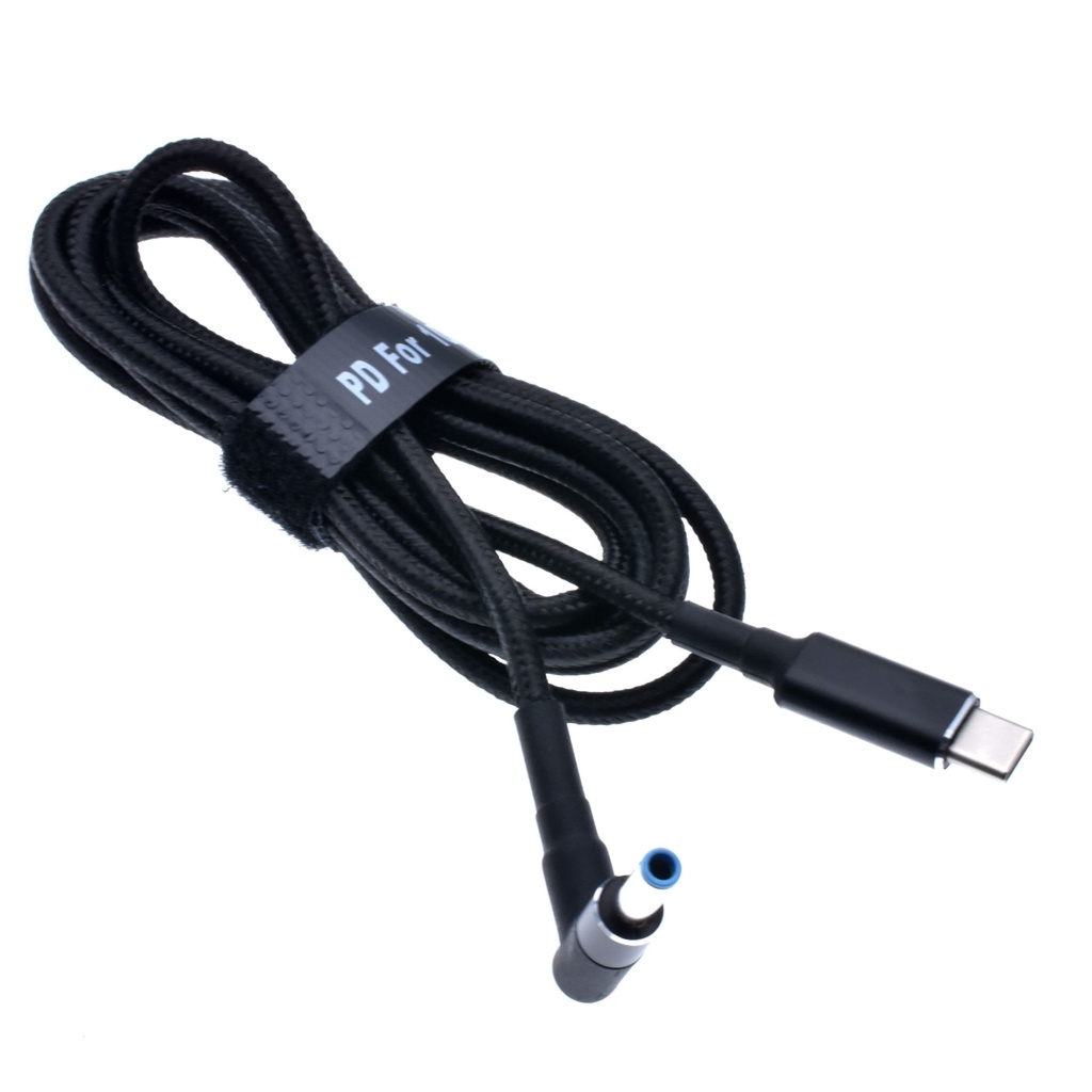 i Sạc Điện Dc 45W 65W 90W Cáp Chuyển Đổi USB Loại C Cho Cáp Máy Tính Xách Tay Hp Stream Spectre Pavilion Envy Eliteboook
