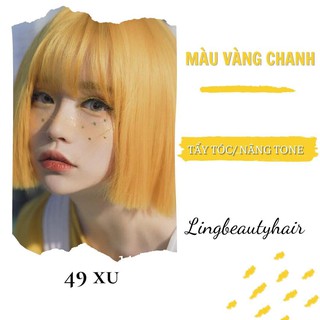 Nhuộm tóc màu vàng chanh mang đến vẻ ngoại hình tươi mới và rạng rỡ cho bạn. Tòa nhà mới sẽ giúp bạn trở thành tâm điểm chú ý. Hãy xem hình ảnh để thấy sự khác biệt.