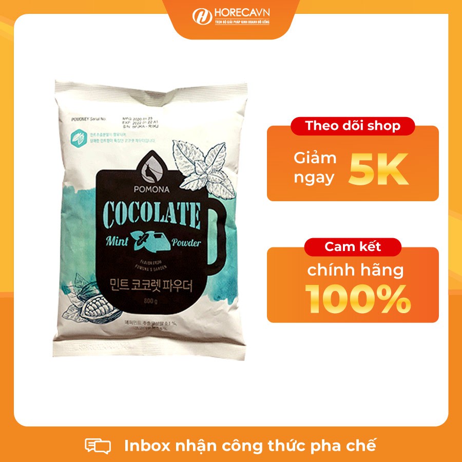 Bột Socola Bạc Hà Pomona 800g - Pomona Mint Chocolate Powder- Hạn Sử ...