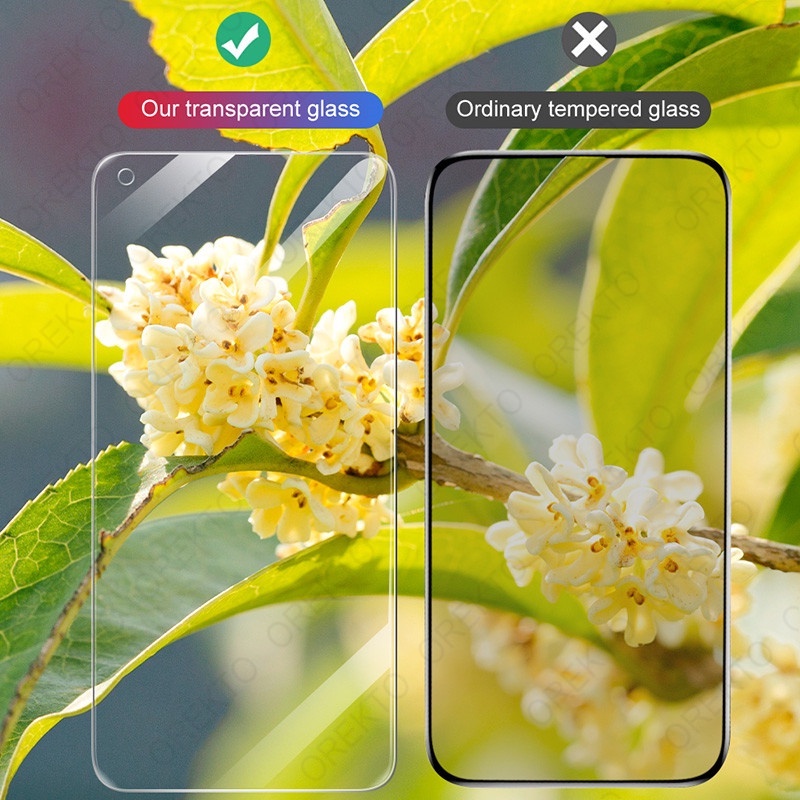 Kính cường lực OPPO A96 4G OPPO Reno 7 4G 5G Bảo vệ màn hình OPPO A95 A15 A15S A16 3in1 Full màn hình Ống kính máy ảnh