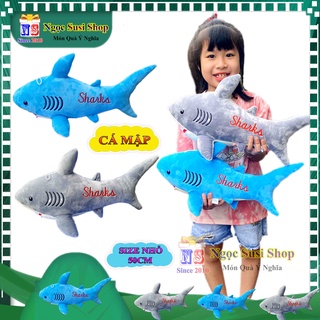 GẤU BÔNG CÁ MẬP SHARK CHO BÉ ÔM NGỦ I THÚ BÔNG CÁ MẬP SIÊU MỀM MỊN CAO CẤP 100% GÒN