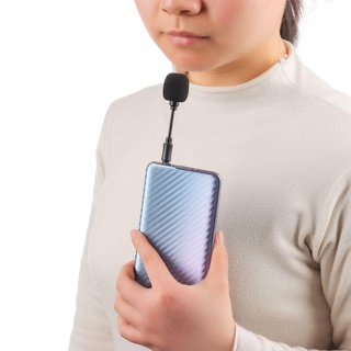 Micro Phỏng Vấn NOOKSTORY 3.5 mm Di Động Điện Thoại Di Động Studio Điện Thoại Thông Minh Megaphone Stereo Mic