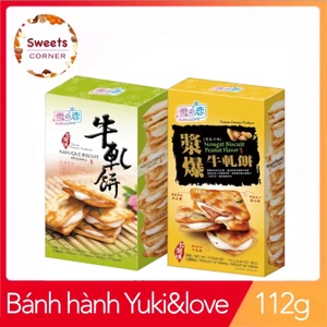 Bánh quy hành Yuki&love Đài Loan 112g
