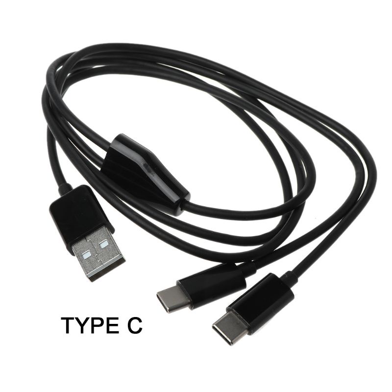 Dây Cáp Sạc Dữ Liệu Chia Chữ Y USB 2.0 Type A Male Sang Dual Type C