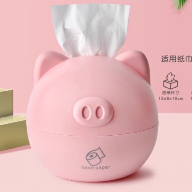 Hộp đựng giấy ăn hình con vật dễ thương