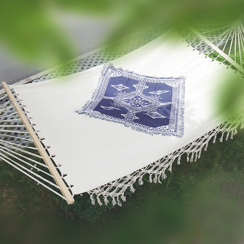 Võng Ngoài Trời, Võng Macrame, Võng Treo Ngoài Biển Đan Thủ Công Siêu To 140x200cm