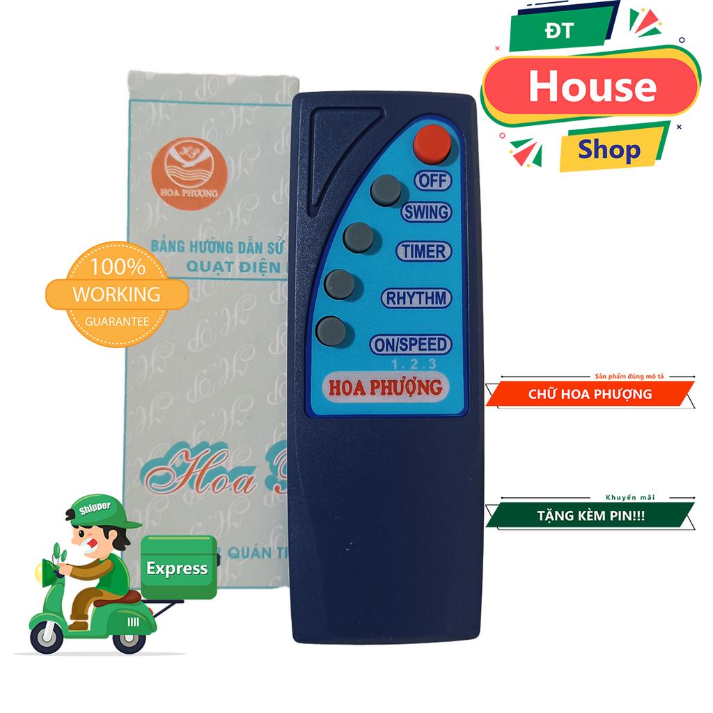Điều khiển quạt Hoa Phượng- Remote quạt Hoa Phượng hàng mới 100% Tặng ...