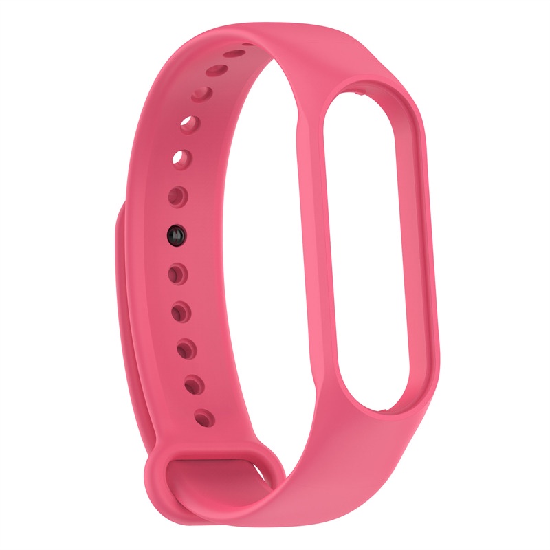 Dây đeo thay thế silicon cho Xiaomi Mi Band 7/6/5/4/3 - màu trơn