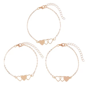 OXXGGKAO 3 Bộ Gia Đình Em Gái Hứa Vòng Tay Tình Bạn Mối Quan Hệ Vòng Tay Cho Người Bạn Thân Nhất Chị Em Gia Đình