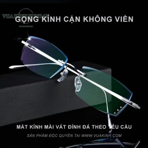 Gọng khoan không viền titanium TTD03