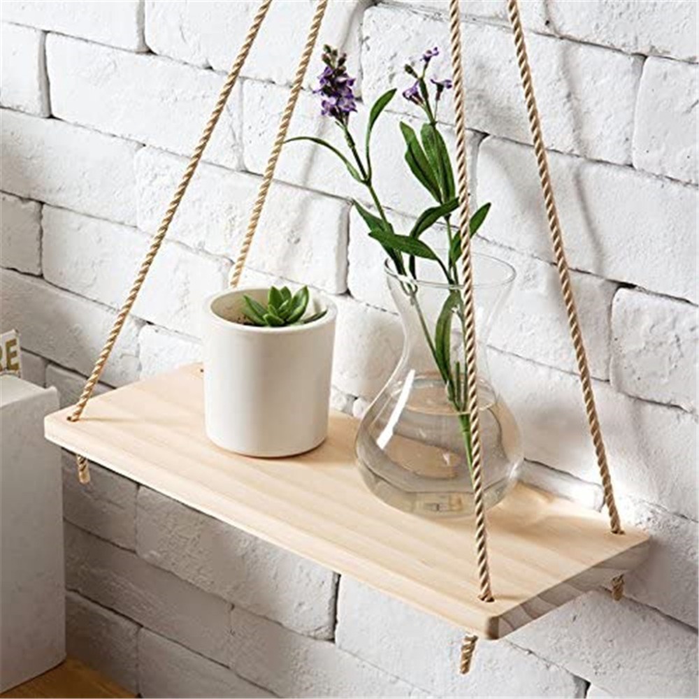 Ảnh Kệ gỗ thông Behomes kèm dây 1
