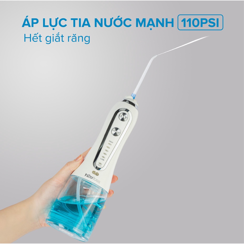 Máy tăm nước H20Floss HF-6P hàng nhập khẩu chính hãng bảo hành 12 tháng | BigBuy360 - bigbuy360.vn