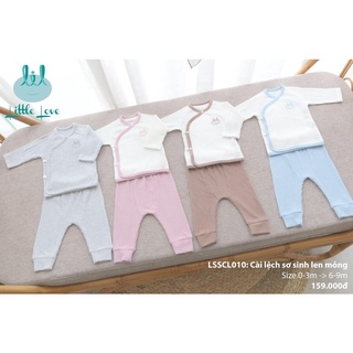 Bộ và quần áo body Little Love len mỏng cho bé sơ sinh
