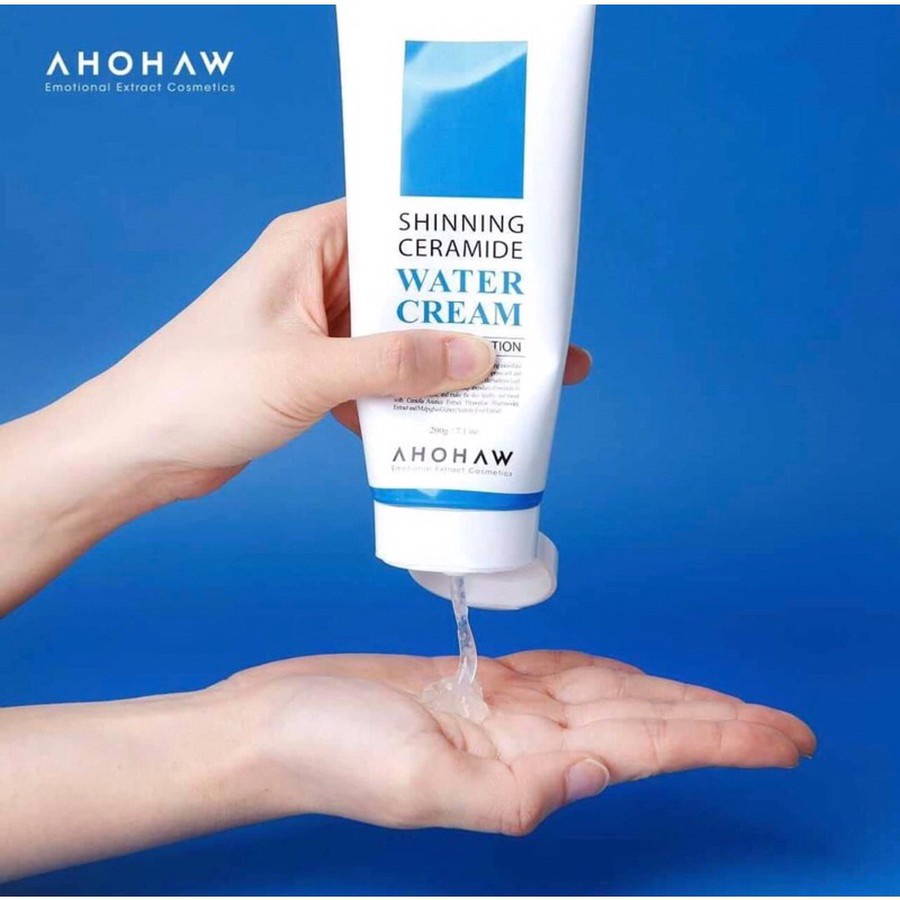 Kem dưỡng ẩm cấp nước Ahohaw Shinning Ceramide Water Cream 50g/200g