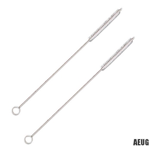 1 Cọ Vệ Sinh Ống Hút 17cm Bằng Thép Không Gỉ Có Thể Tái Sử Dụng Nhiều Lần
