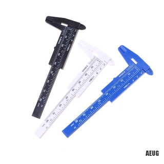 [Aiu] Dụng cụ đo thước đo thước đo Vernier trượt bằng nhựa 80mm