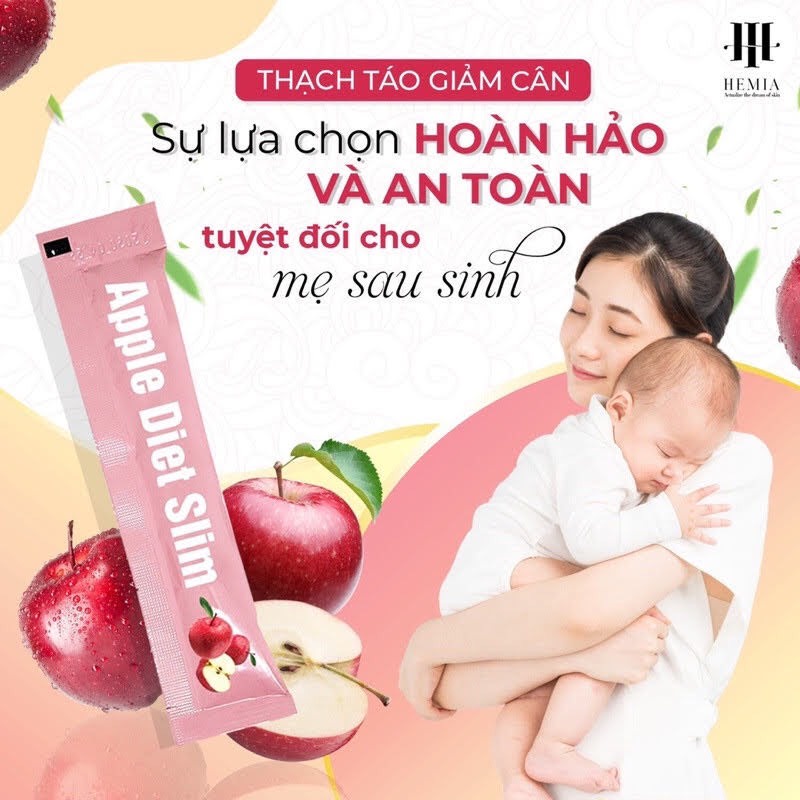 Mô tả Kẹo táo Hemia 1 hộp 8 gói tác dụng giảm cân an toàn hiệu quả tại nhà từ một liệu trình - 1