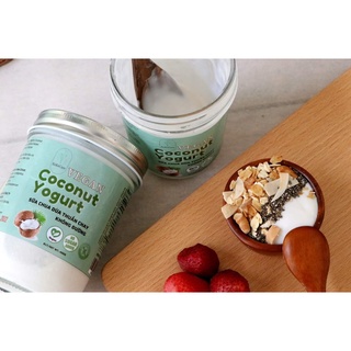 Sữa Chua Dừa Thuần Chay Vegan Coconut Yogurt Légumes - Không Đường, Không Sữa Bò, Gluten-Free