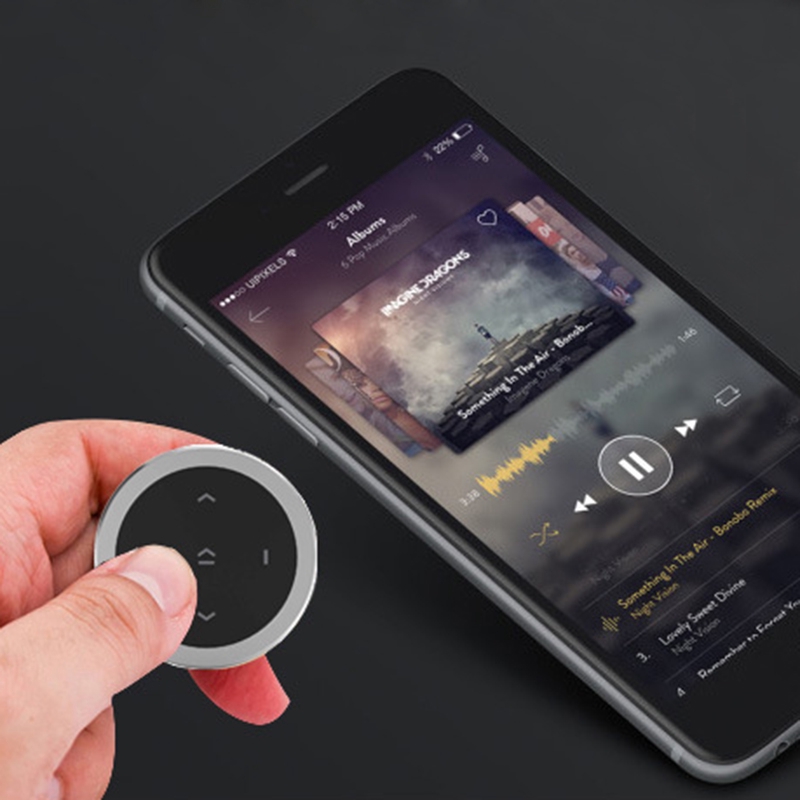 Điều Khiển Từ Xa Cho Vô Lăng Xe Ô Tô Bluetooth 3.0 Tiện Dụng