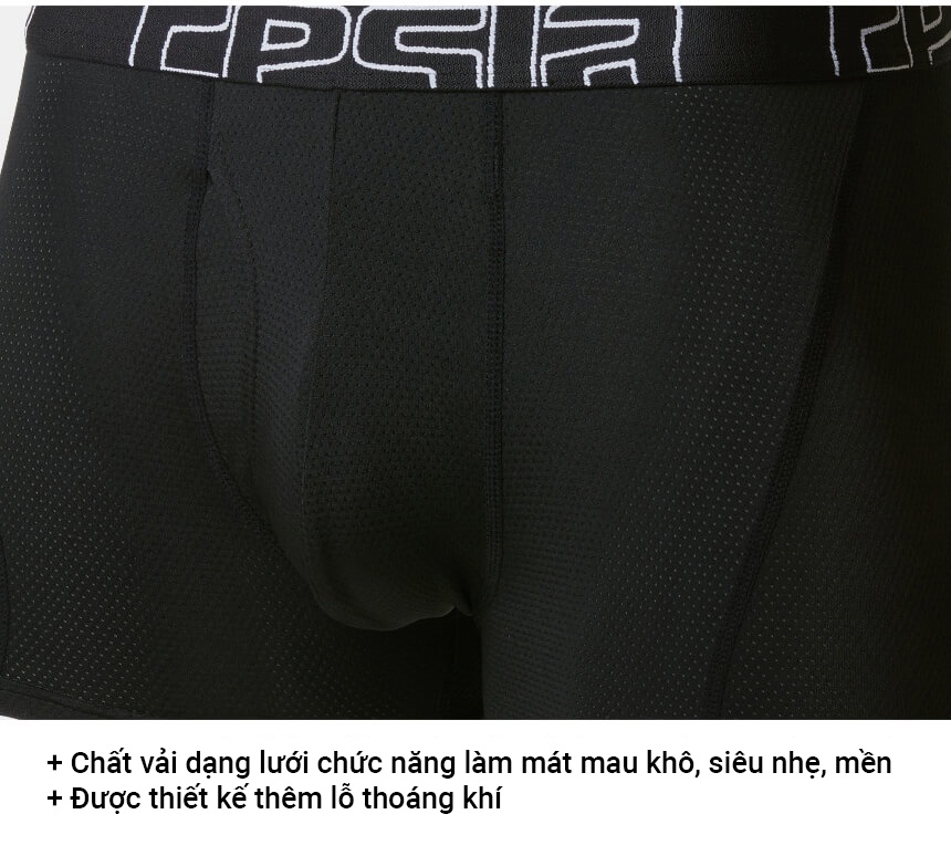 Mô tả Quần BOXER Nam TSLA BODYFIT dạng vải lưới cao cấp mát lạnh kháng khuẩn thoáng khí bigsize TSX3024 - 1